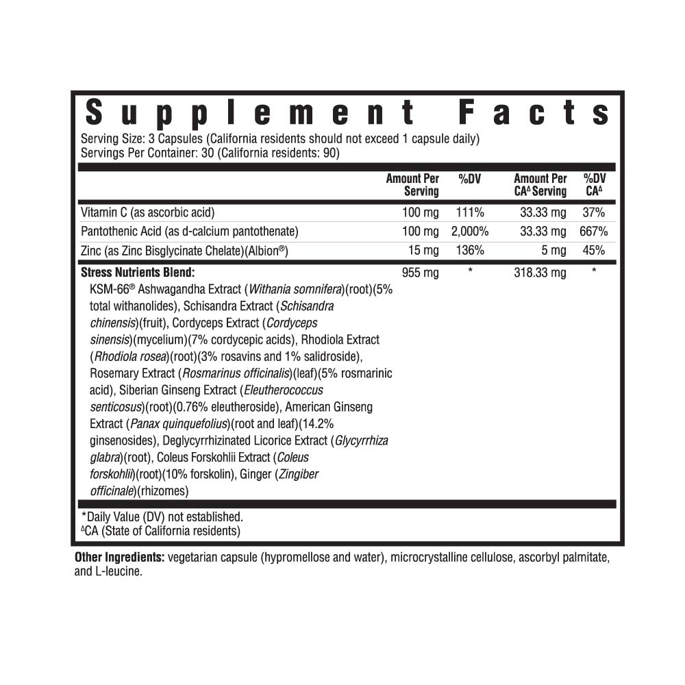 Stress Nutrients - Everyday Essential