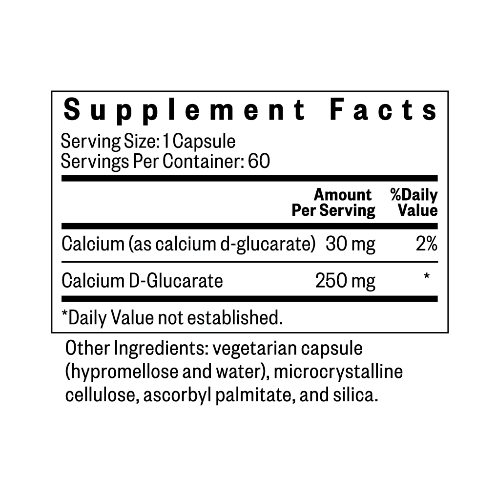 Calcium D-Glucarate - Everyday Essential