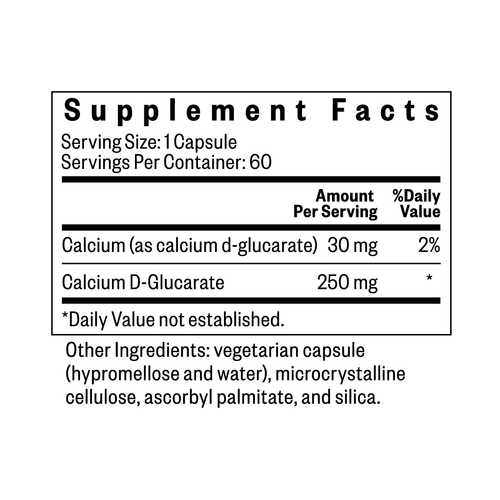 Calcium D-Glucarate - Everyday Essential