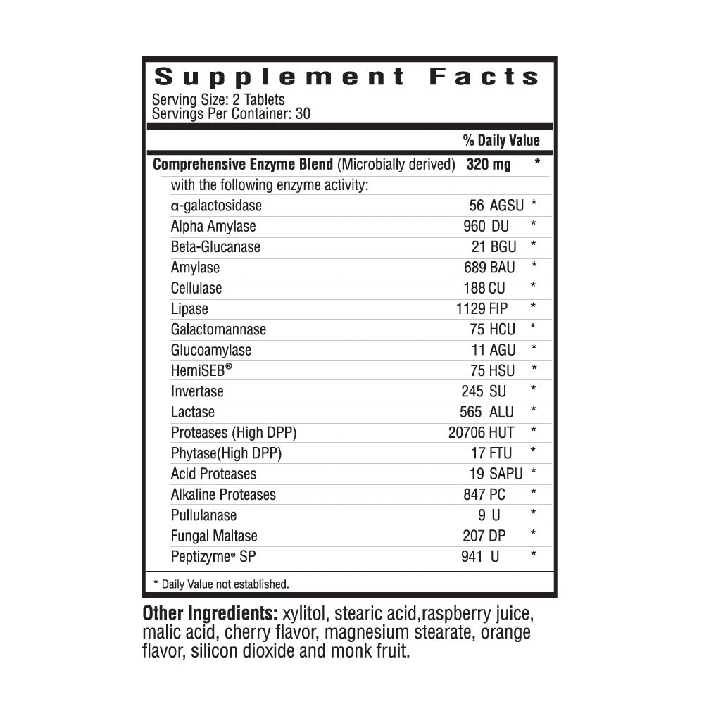 Digestive Enzymes Chewable - Everyday Essential