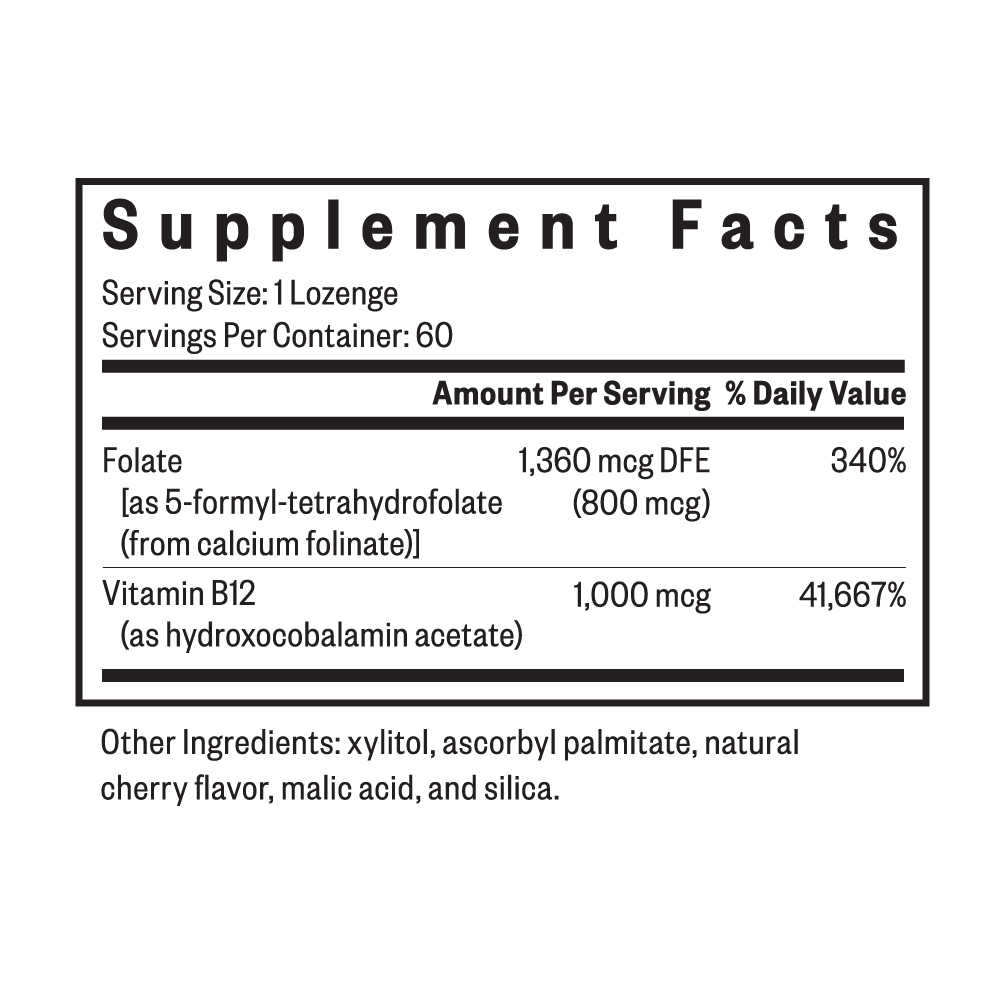 Hydroxo B12 with Folinic Acid - Everyday Essential