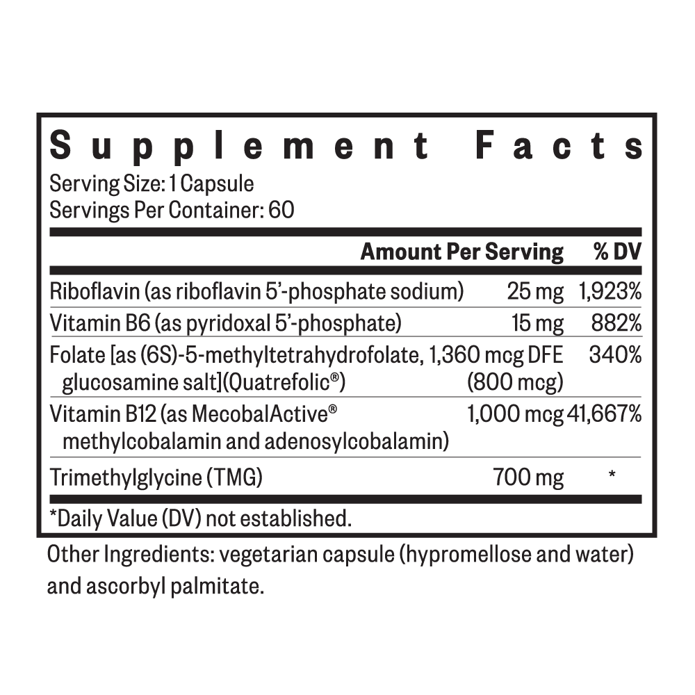 Homocysteine Nutrients - Everyday Essential