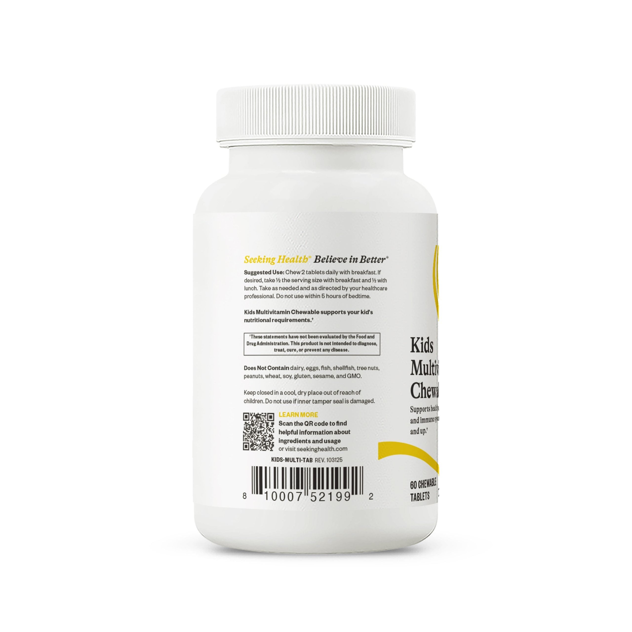Kids Multivitamin Chewable - Daily Wellness Essential