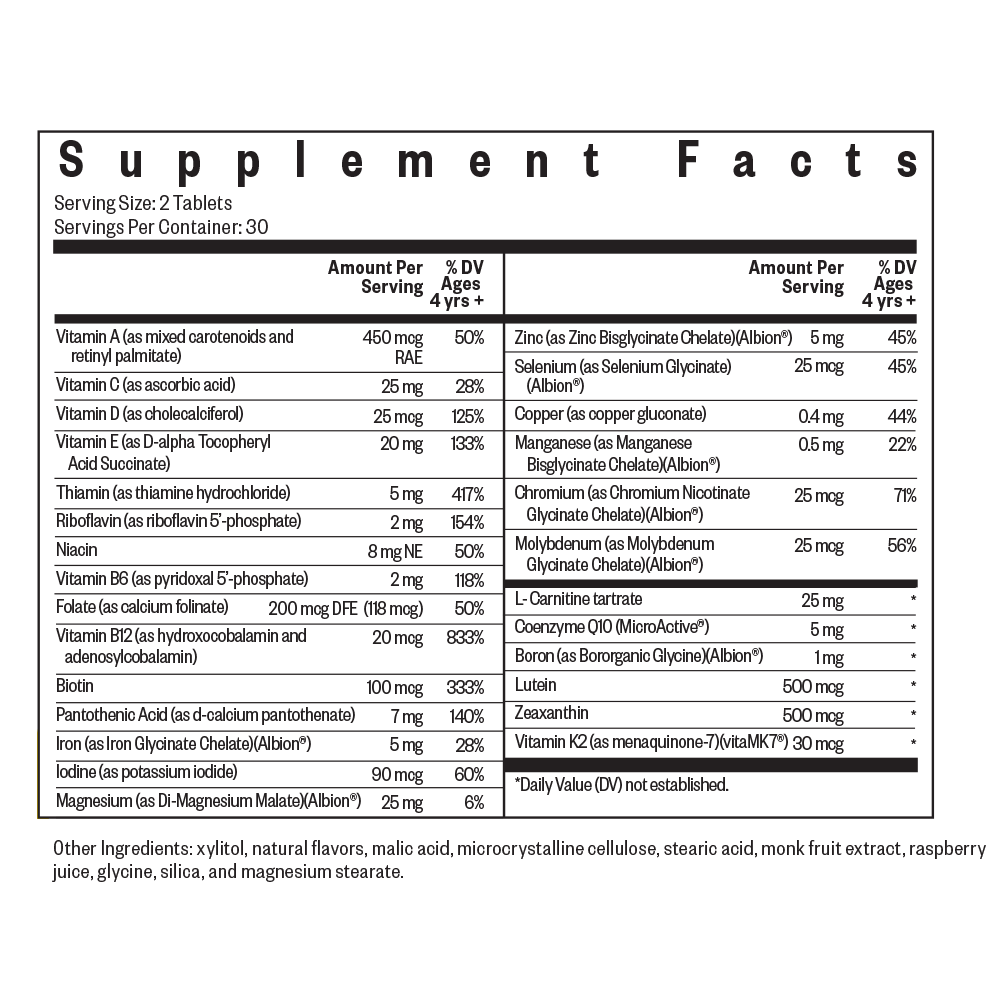 Kids Multivitamin Chewable MF - Daily Wellness Essential