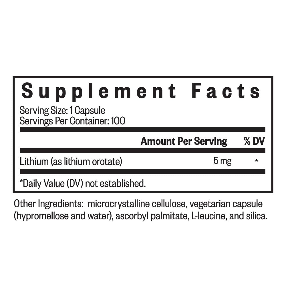 Lithium Orotate - Everyday Essential