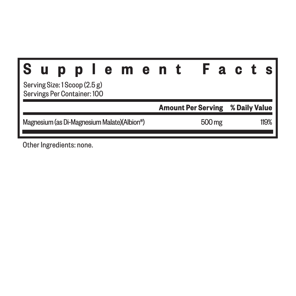 Magnesium Malate Powder - Daily Wellness Essential