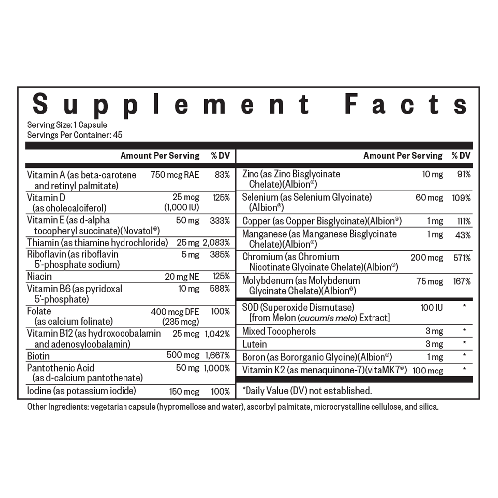 Multivitamin One MF - Daily Wellness Essential