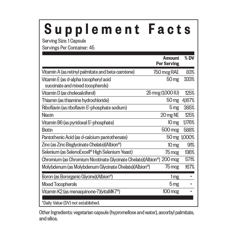 Multivitamin One Sensitive - Daily Wellness Essential