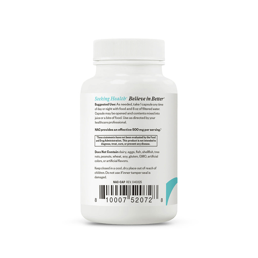 NAC Supplement (N-Acetyl-L-Cysteine) - Daily Wellness Essential