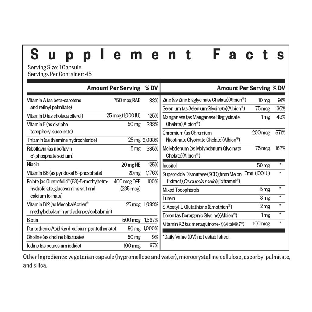 Multivitamin One - Daily Wellness Essential
