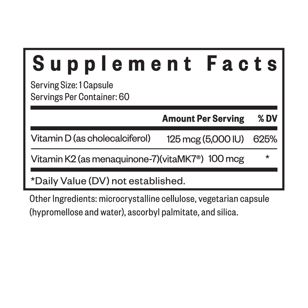 Vitamin D3 + K2 - Daily Wellness Essential