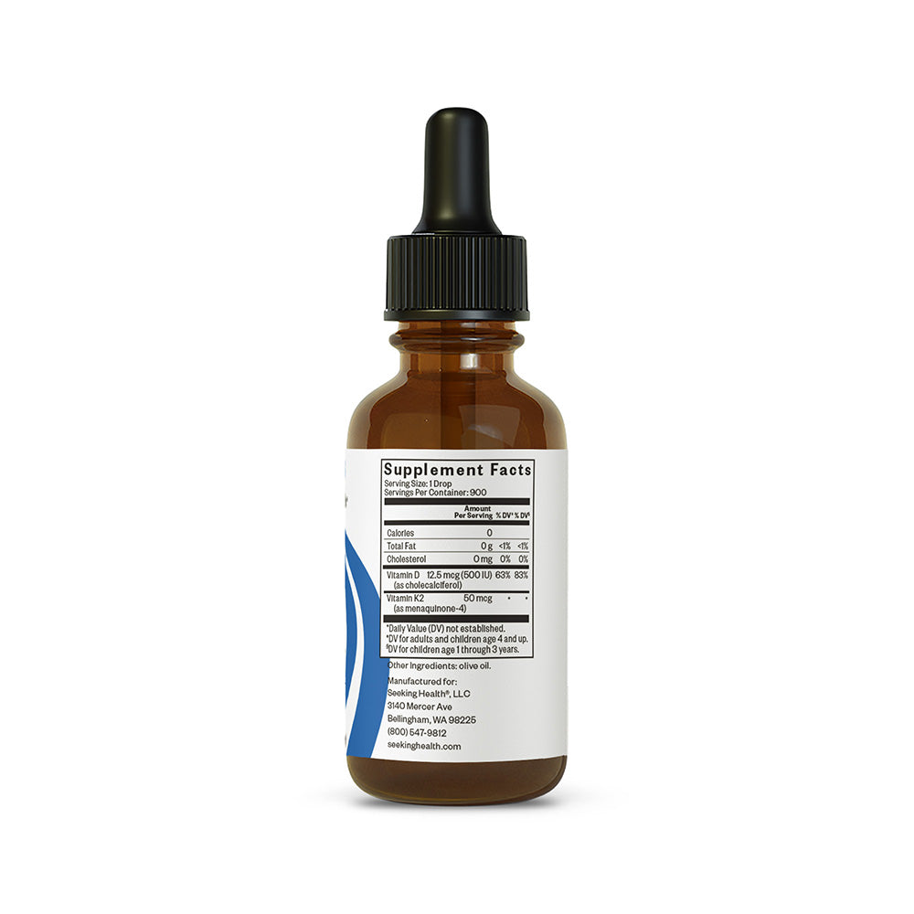 Vitamin D3 + K2 Drops - Daily Wellness Essential